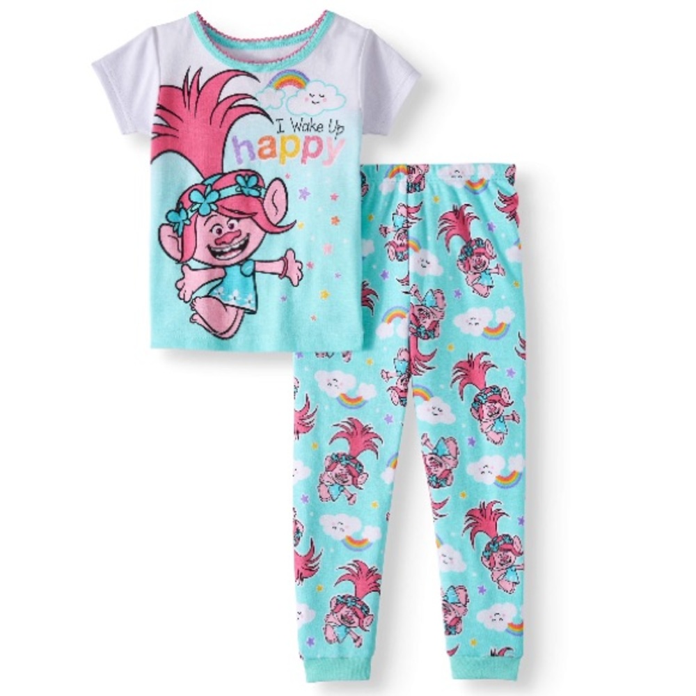 New 2pc Troll Pajama Set 5T